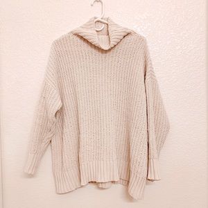 Aerie Oversized Chenille Turtleneck Sweater